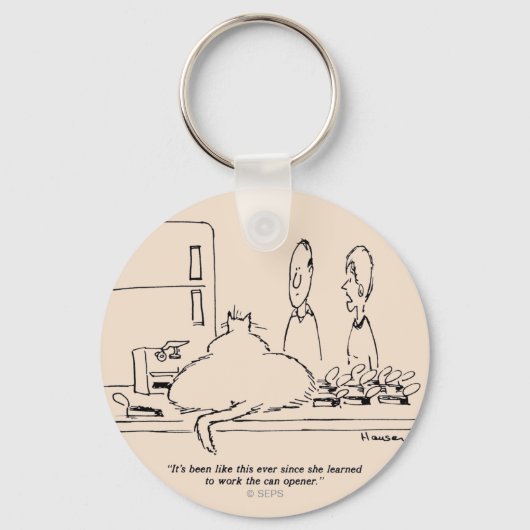 Vetkat Sleutelhanger (Voorkant)