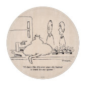 Vetkat Snijplank (Voorkant)