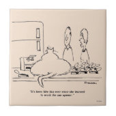 Vetkat Tegeltje (Voorkant)