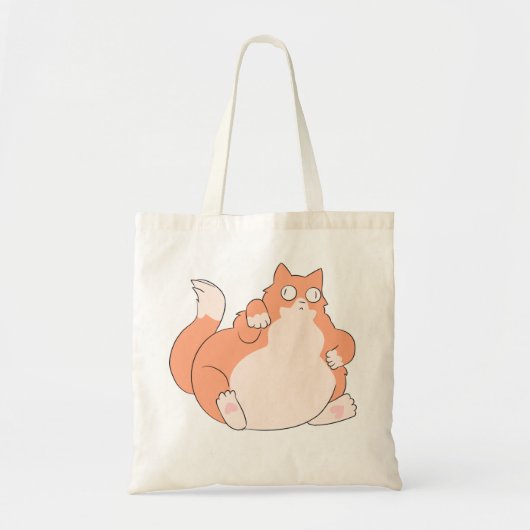 Vetkat Tote Bag (Voorkant)