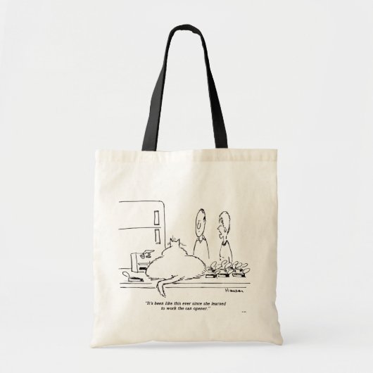 Vetkat Tote Bag (Voorkant)