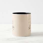 Vetkat Tweekleurige Koffiemok (Center)