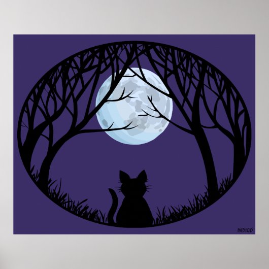 Vetkatje Poster Cute Cat Lover Prints Posters (Voorkant)