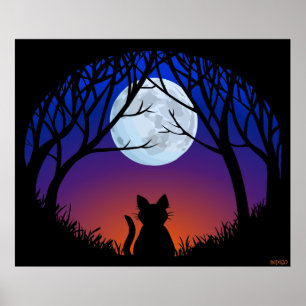 Vetkatje Poster Cute Cat Lover Prints Posters