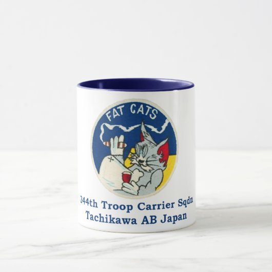 Vetkatten 344e TCS Tachikawa AB Japan Mok (Midden)