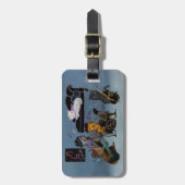 Vetkatten Jam-Bagagelabel Bagagelabel (Voorkant verticaal)