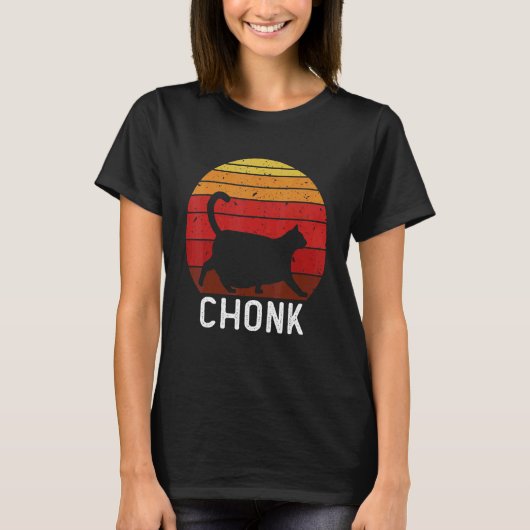 Vetkatten Meme Chonk Ca Big Cat Chungus T-shirt (Voorkant)