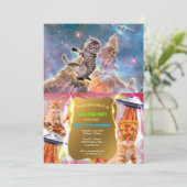 Vetkattenastronaut Kaart (Staand voorkant)