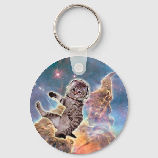 Vetkattenastronaut Sleutelhanger (Voorkant)