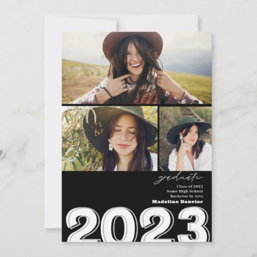 Vetklasse van het afstuderen van 2023 manuscript z kaart (Achterkant)