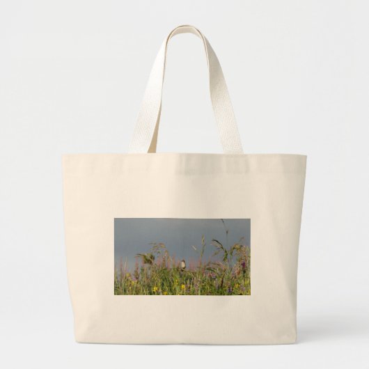 Vetkleine Hummingvogel Grote Tote Bag (Voorkant)