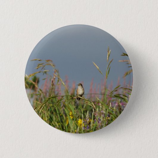 Vetkleine Hummingvogel Ronde Button 5,7 Cm (Voorkant)