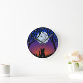 Vetklokklok Cute Cat Lover wandklokken & decor (Huis)