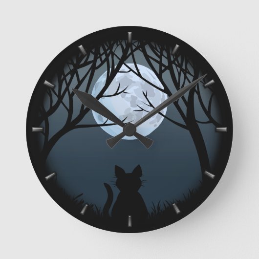 Vetklokklok Cute Cat Lover wandklokken & decor (Voorkant)