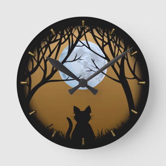 Vetklokklok Cute Cat Lover wandklokken & decor (Voorkant)