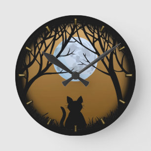 Vetklokklok Cute Cat Lover wandklokken & decor