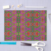 Vetkolkende Tissue Papier (Paars) (Craft)