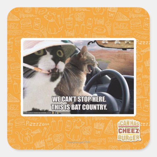 Vetland Vierkante Sticker (Voorkant)