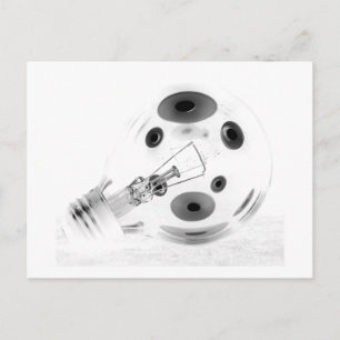VETLICHT BULB&W NEGATIEF BRIEFKAART