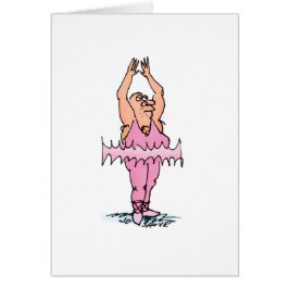 Vetman in roze tutu blanco binnenkaart