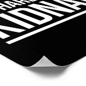 Vetmensen zijn moeilijker om grappige citaten wit poster (Hoek)