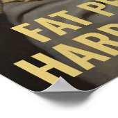 Vetmensen zijn moeilijker te bedwelmen - grappige  poster (Hoek)