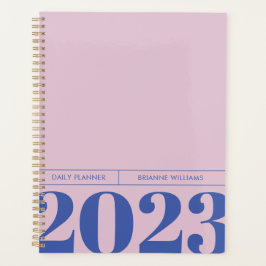 Vetminimalistisch dagblad planner