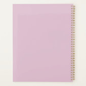 Vetminimalistisch dagblad planner (Achterkant)