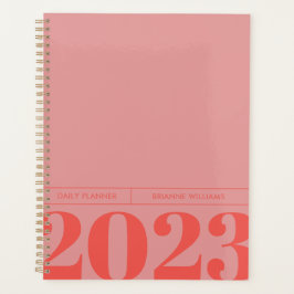 Vetminimalistisch dagblad planner