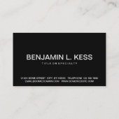 vetmonogrammen visitekaartje (Achterkant)