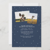 Vetnaam blauw afstuderen foto-afstuderen kaart (Achterkant)