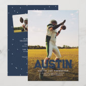 Vetnaam blauw afstuderen foto-afstuderen kaart (Voorkant / Achterkant)