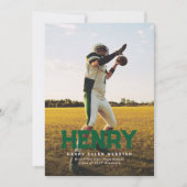 Vetnaam eenvoudig sportief groen fotoafstuderen kaart (Voorkant)