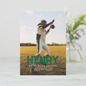 Vetnaam eenvoudig sportief groen fotoafstuderen kaart (Staand voorkant)