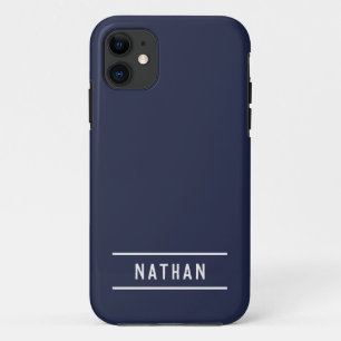 Vetnaam   Eenvoudige marineblauw Case-Mate iPhone Case