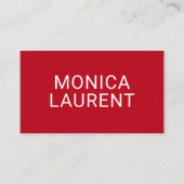 VETNAAM QR CODE LOGO SOCIALE ICONEN ROOD VISITEKAARTJE (Voorkant)