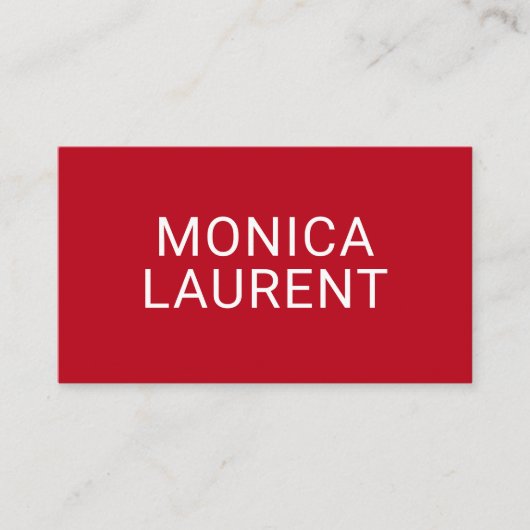 VETNAAM QR CODE LOGO SOCIALE ICONEN ROOD VISITEKAARTJE (Voorkant)