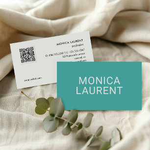 VETNAAM QR CODE LOGO SOCIALE PICTOGRAMMEN AQUA BLA VISITEKAARTJE