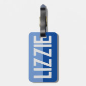 Vetnaamontwerp. Bagagelabel (Achterkant verticaal)