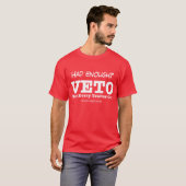 VETO Basic T-Shirt - Rood (Voorkant volledig)