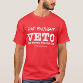 VETO Basic T-Shirt - Rood (Voorkant)
