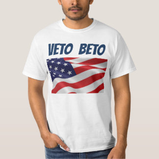 VETO BETO GEEN MAGA Republikeins Amerika T-shirt