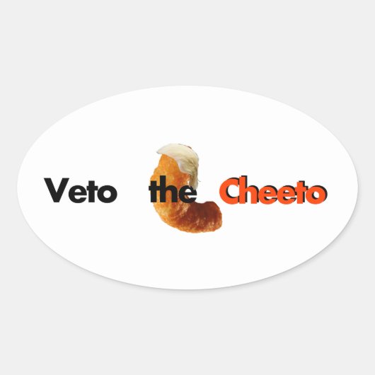 Veto de Cheeto Sticker (Voorkant)
