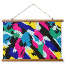 Vetoude Abstracte kunst in primaire kleuren