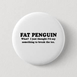 VETPENGUIN RONDE BUTTON 5,7 CM