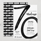 Vetpenseelstreek 70th Birthday Surprise Party Kaart (Voorkant / Achterkant)