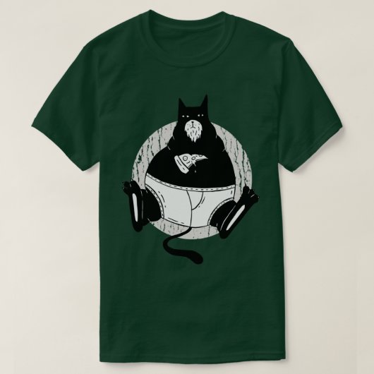 Vetpizzakat T-shirt (Design voorkant)