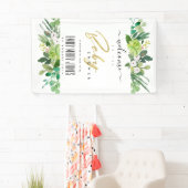 VETPLANT BLAADWIJZE WATERVERF BABY SHOWER WELKOM SPANDOEK (Insitu)