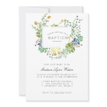 vetplant | Bloemen Waterverf doop