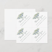 Vetplant Boeket Persoonlijk Bedank Cadeautje Label Kaart (Voorkant / Achterkant)